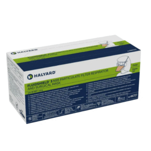 Halyard Fluidshield 46827: N95 Particulate Filter Respirator Mask (Small), Level 3 - Box of 35