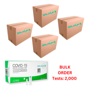 Salixium– COVID-19 Antigen Rapid Self Test (Saliva / Nasal) - 400 x 5 Test Packs (2000 Tests)